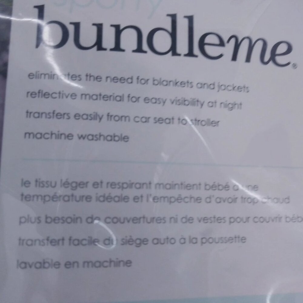 BundleMe Infant Stroller Blanket Cover Black - Picture 9 of 9